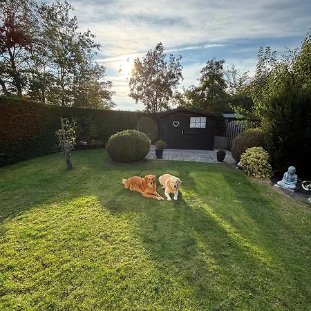 Nyaraló Moderner Gepflegter Nr 142 Ruhiger Bungalow, Strandnah Mit Grossen, Uneinsehbaren Garten, Terrassenueberdachung *