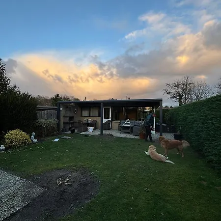 Дом отдыха Moderner Gepflegter Nr 142 Ruhiger Bungalow, Strandnah Mit Grossen, Uneinsehbaren Garten, Terrassenueberdachung *